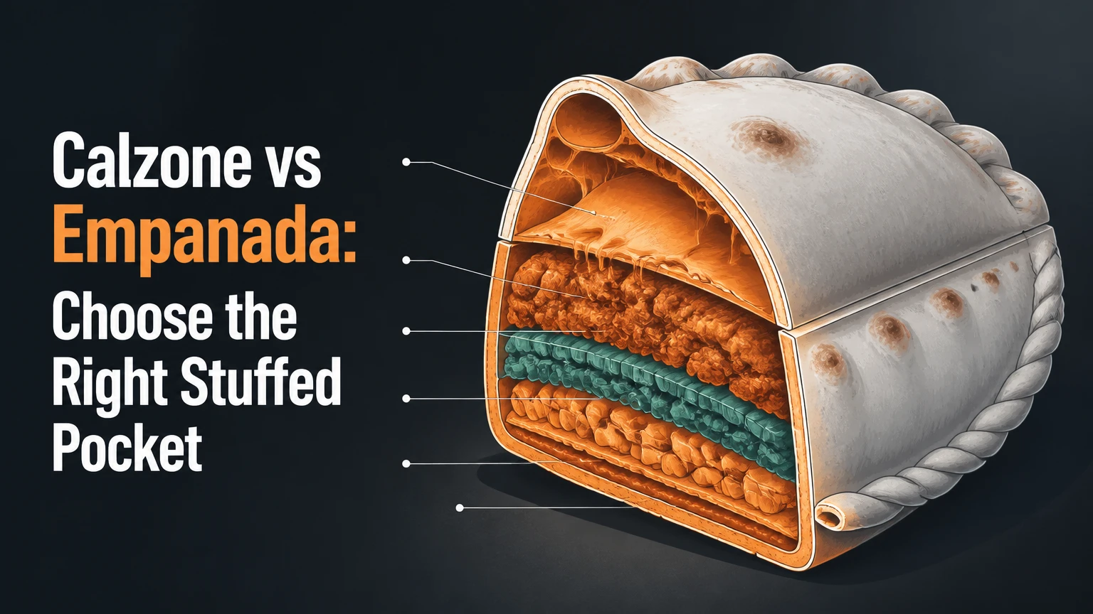 calzone vs empanada