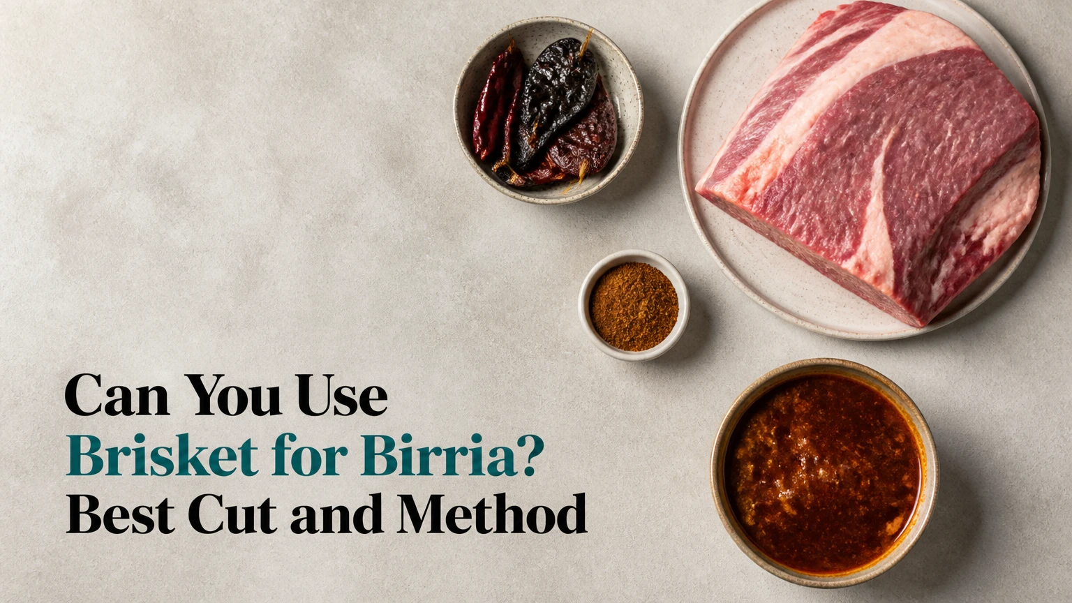 can you use brisket for birria