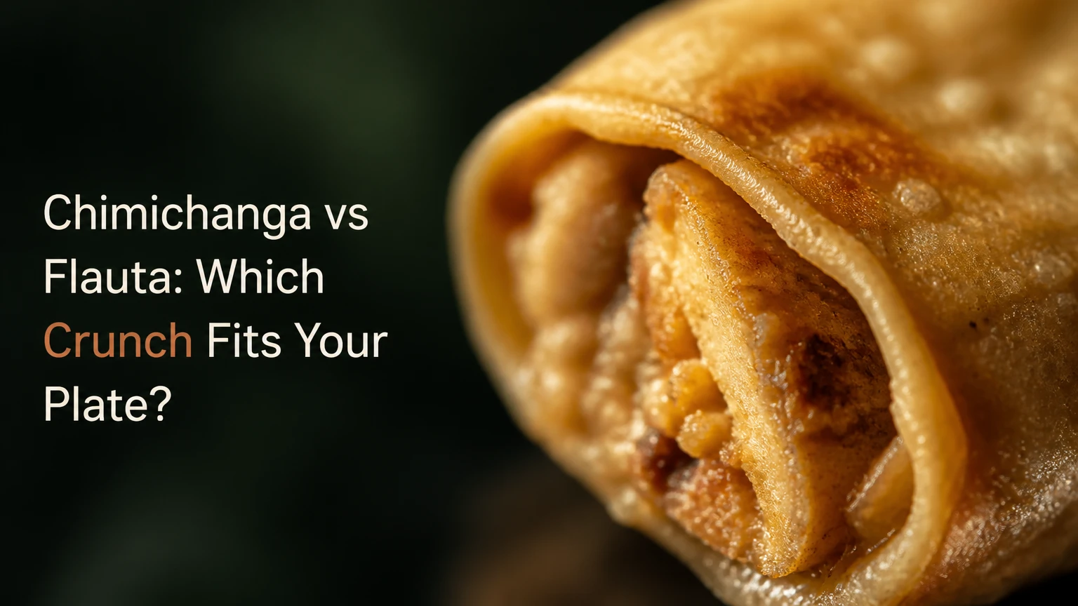 chimichanga vs flauta