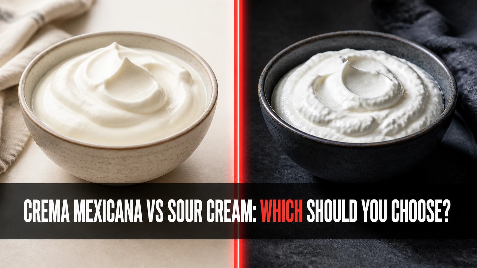 crema mexicana vs sour cream