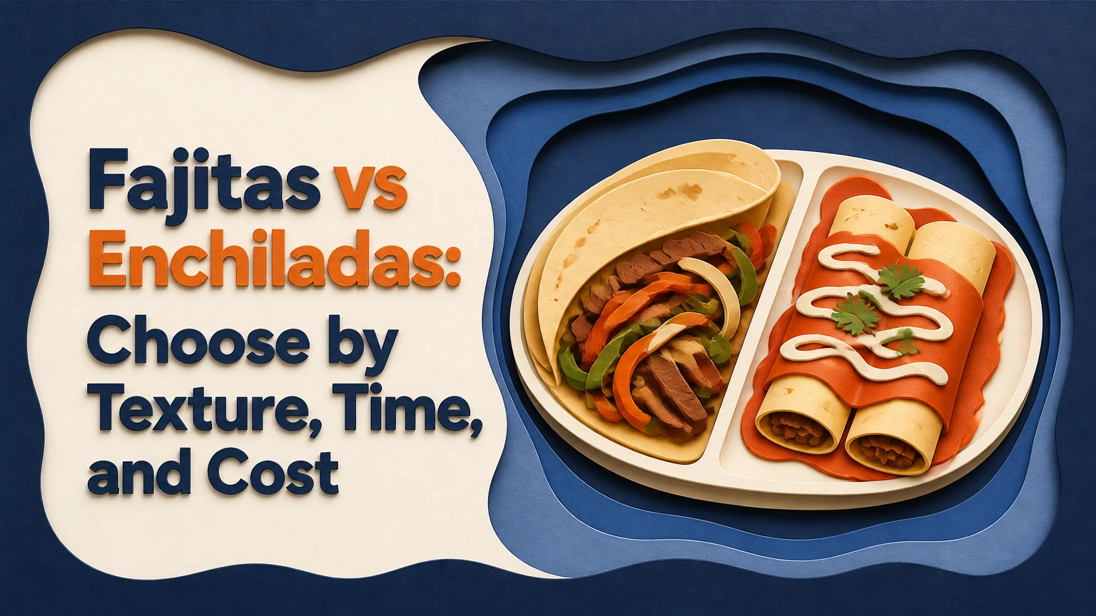 fajitas vs enchiladas
