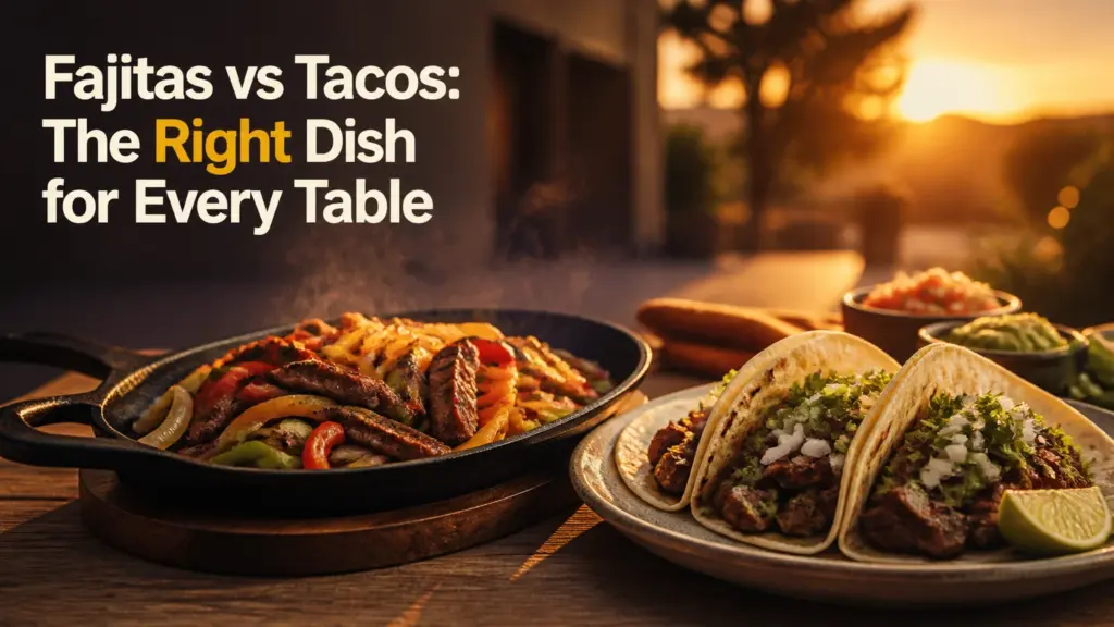 fajitas vs tacos