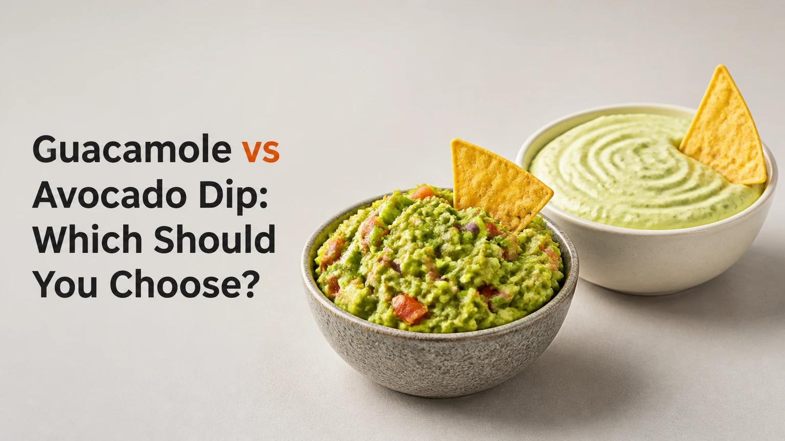 guacamole vs avocado dip