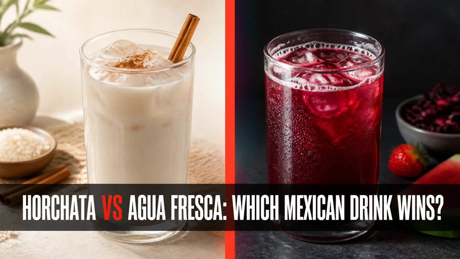 horchata vs agua fresca