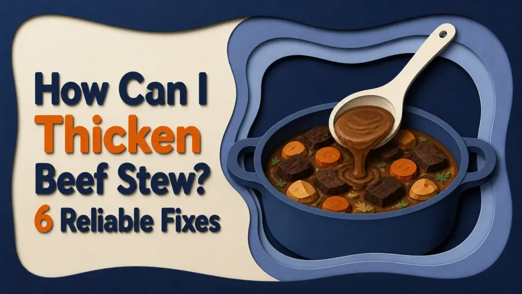 how can i thicken beef stew