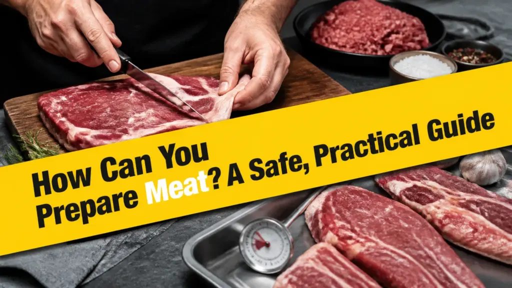 how can you prepare meat