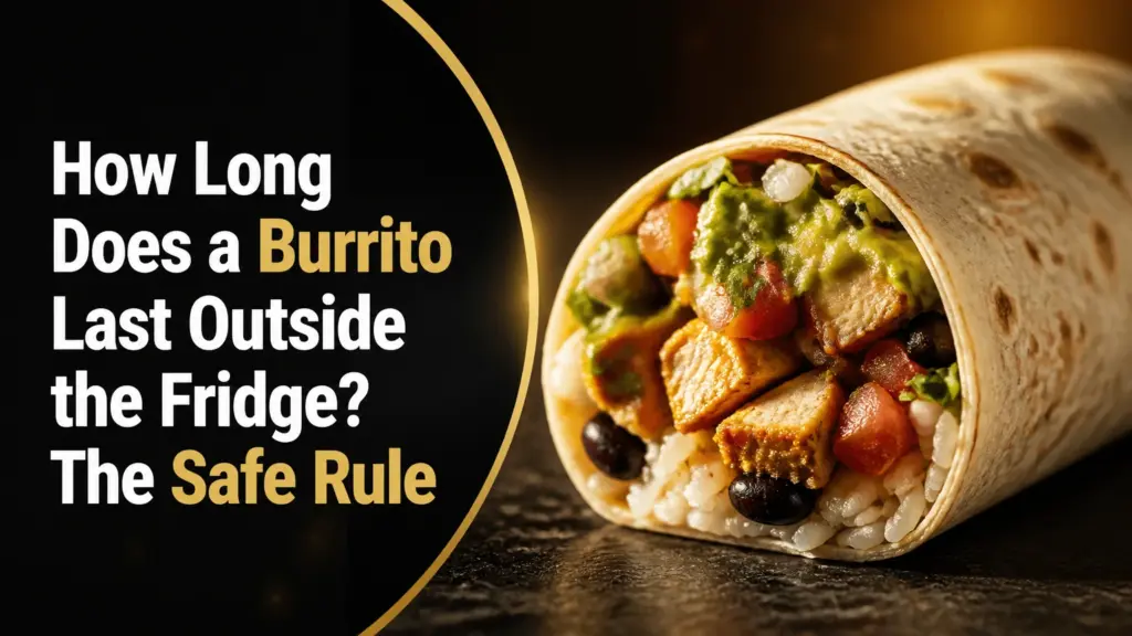 how long does a burrito last outside the fridge