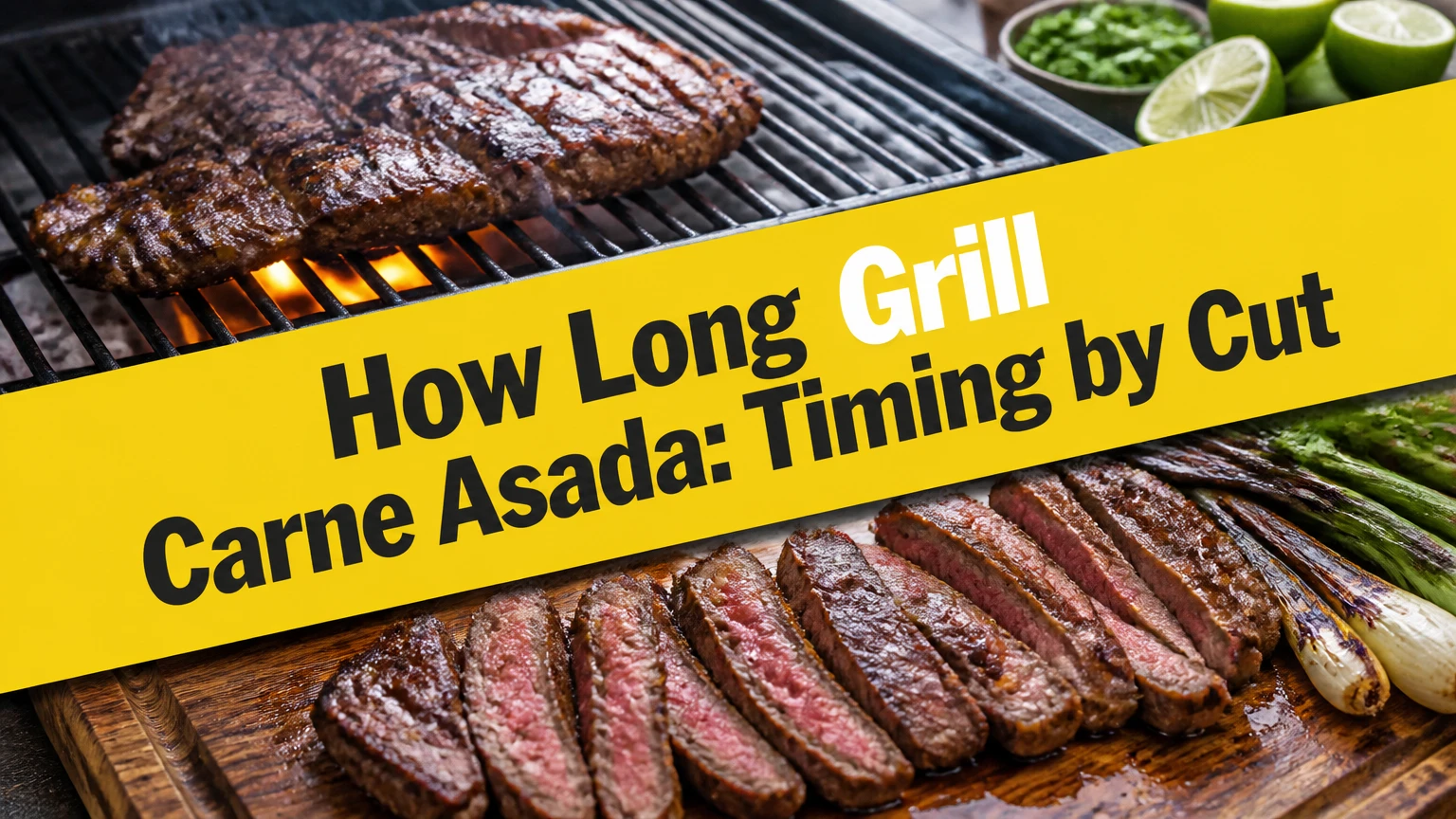 how long grill carne asada