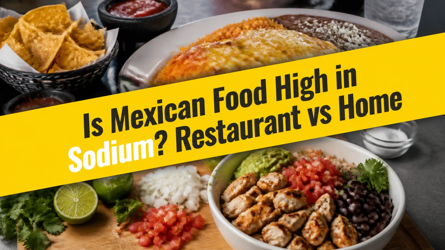 is mexican food high in sodium