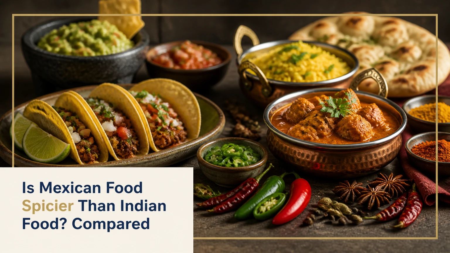 is mexican food spicier than indian food
