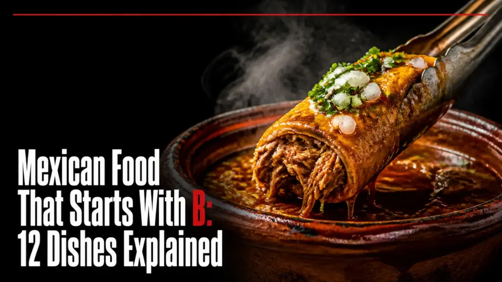 mexican food that starts with b