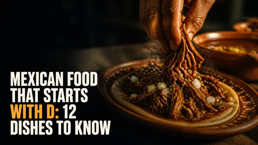 mexican food that starts with d