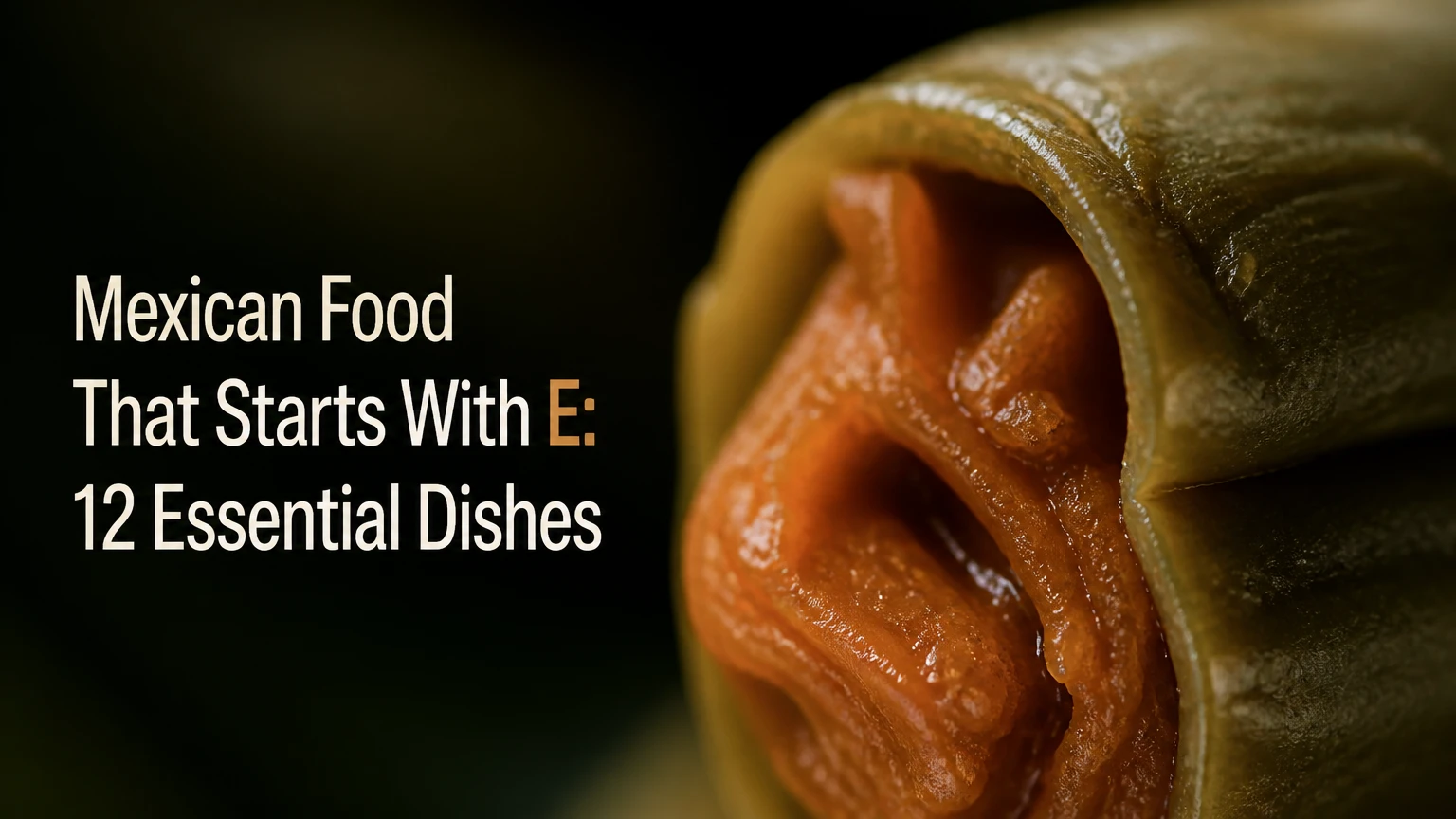 mexican food that starts with e