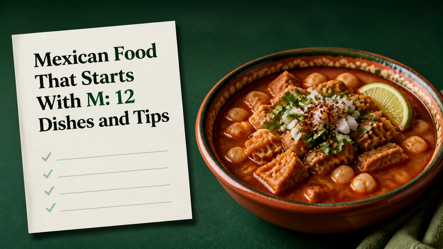 mexican food that starts with m