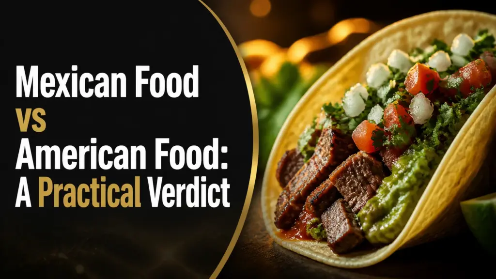 mexican food vs american food