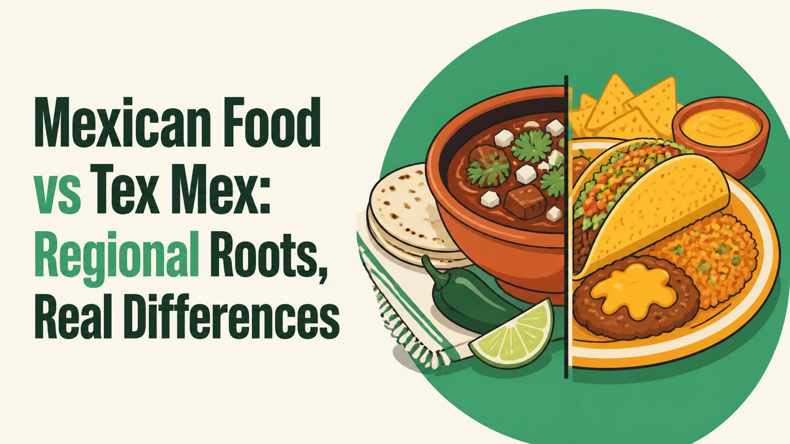 mexican food vs tex mex