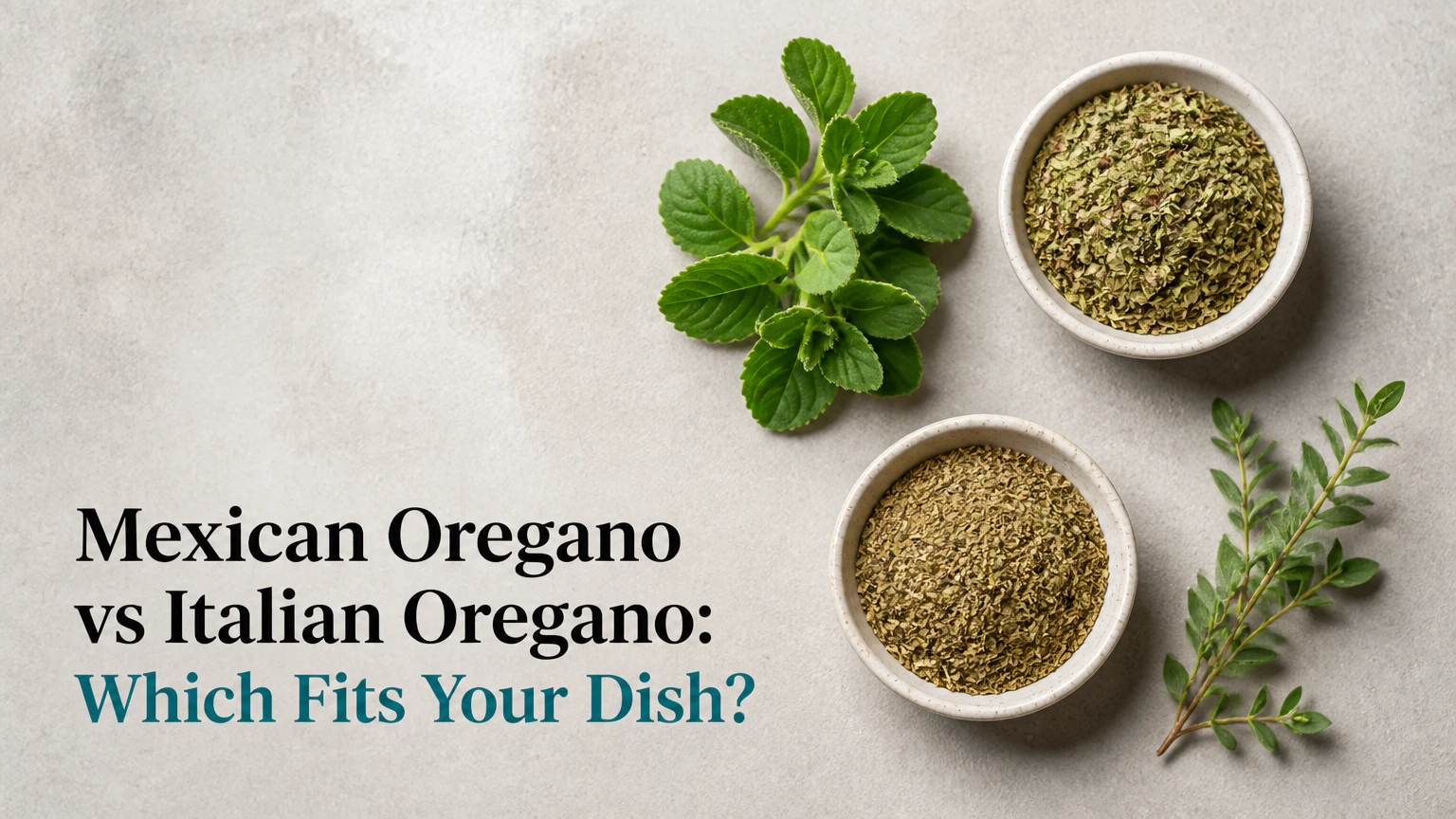 mexican oregano vs italian oregano