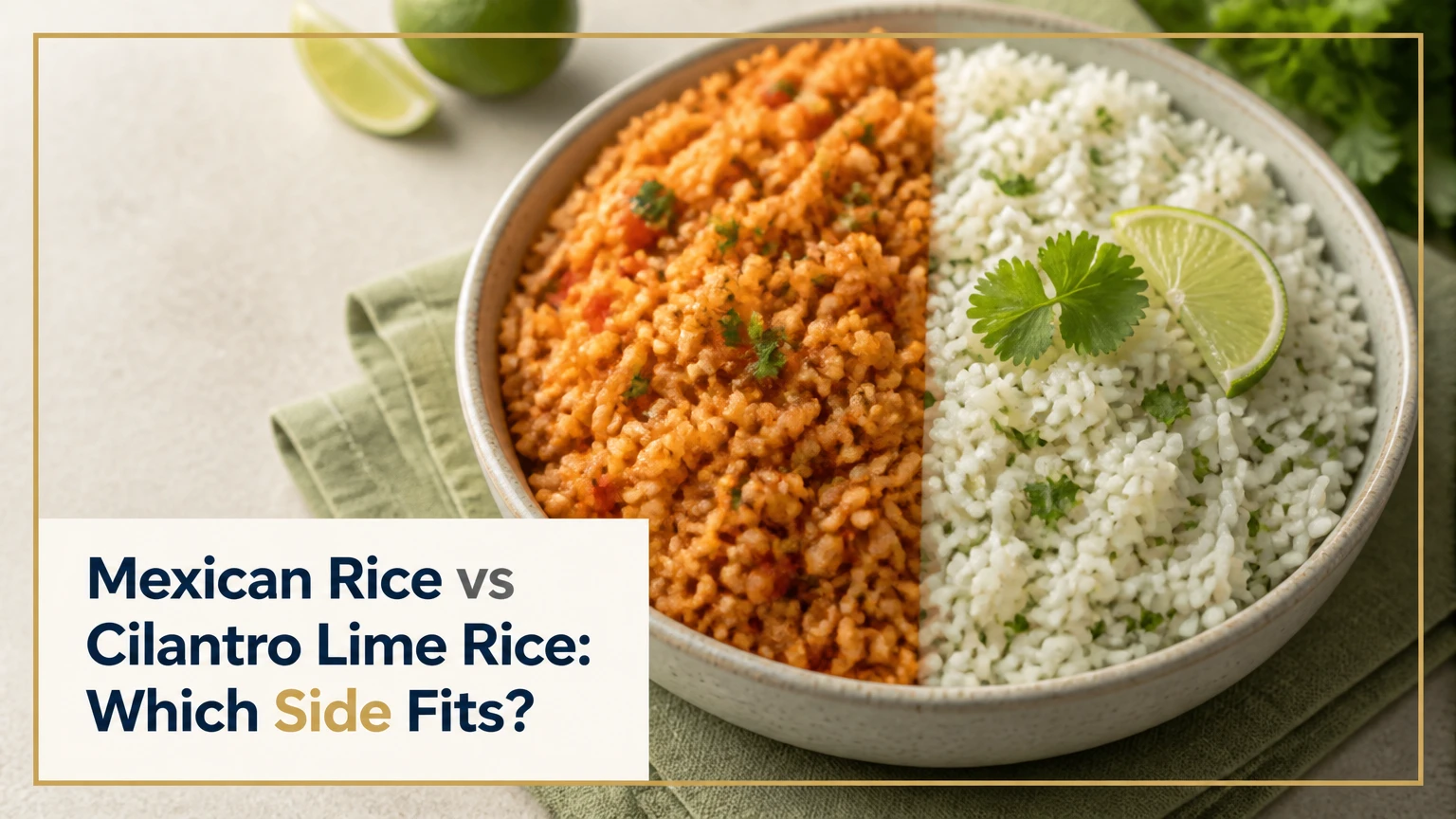 mexican rice vs cilantro lime rice