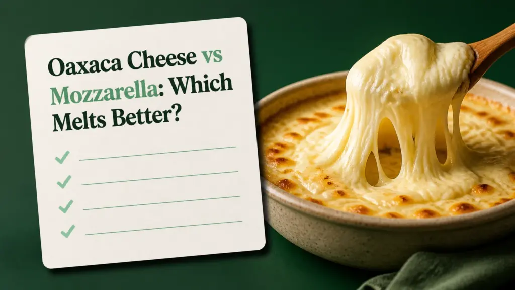 oaxaca cheese vs mozzarella