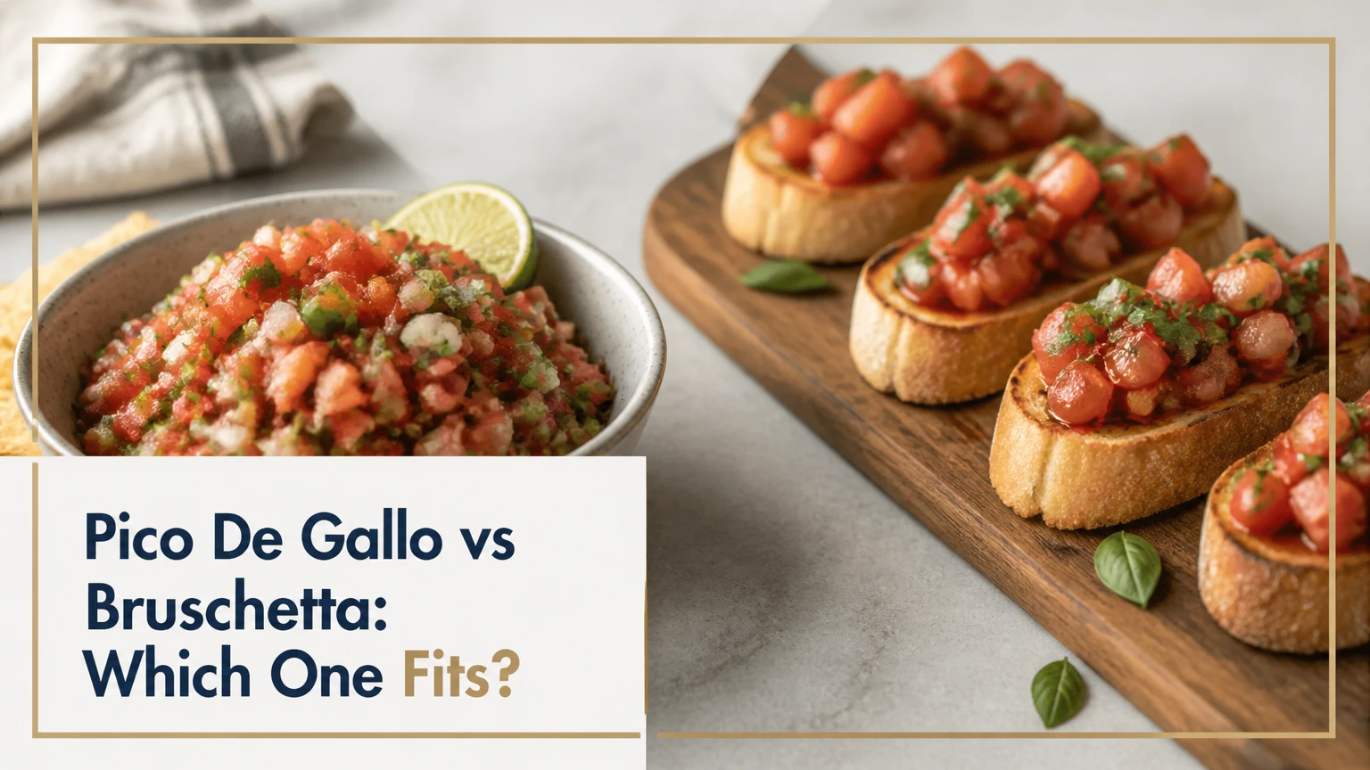 pico de gallo vs bruschetta