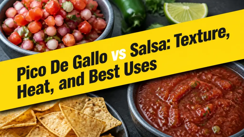 pico de gallo vs salsa