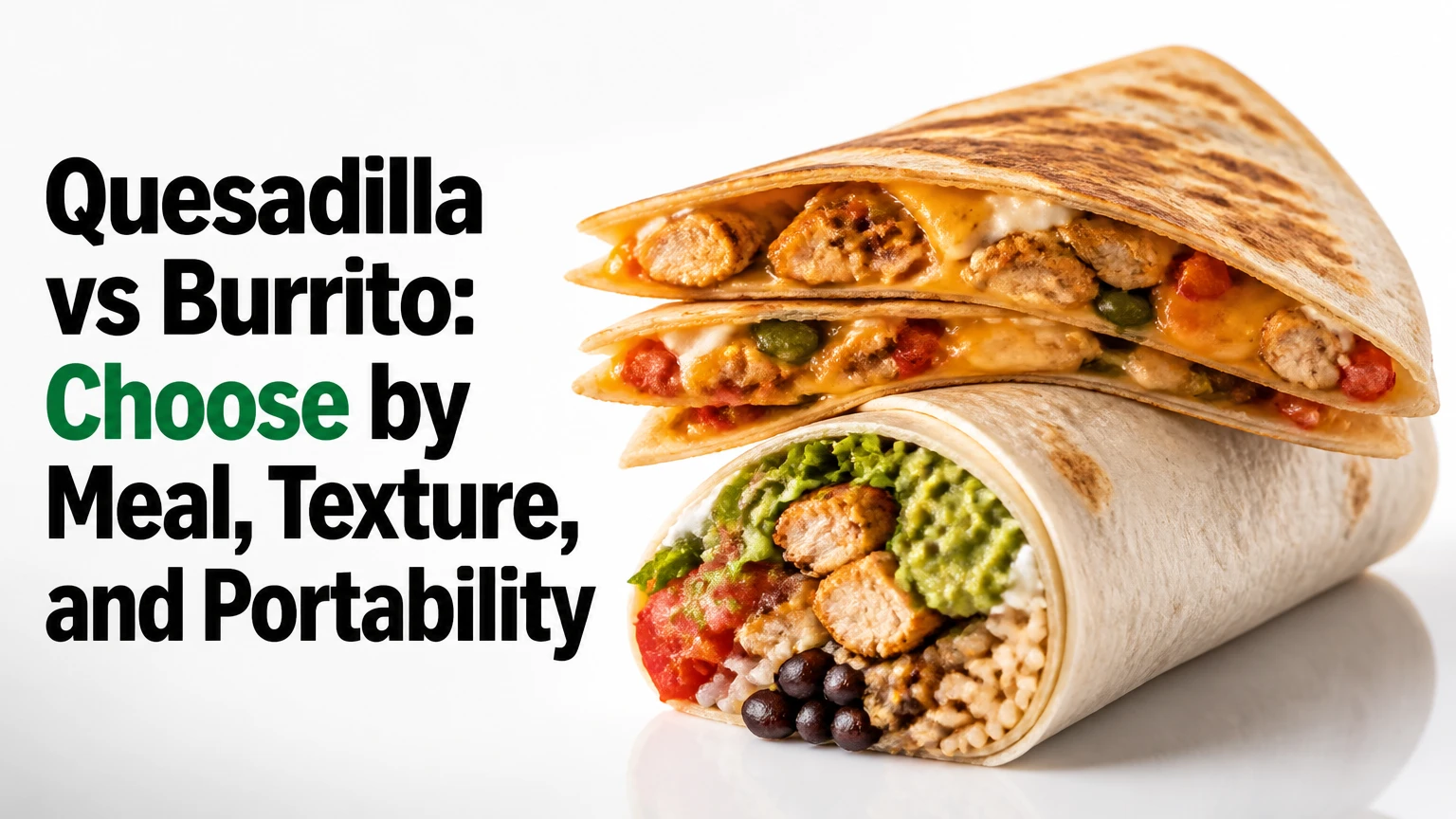 quesadilla vs burrito