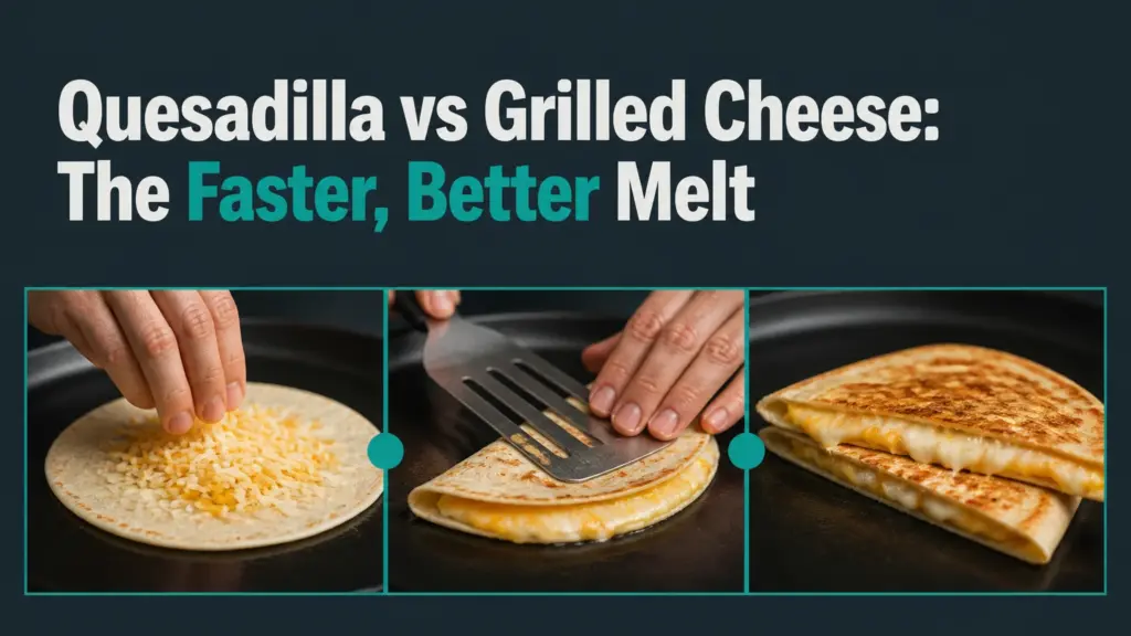quesadilla vs grilled cheese