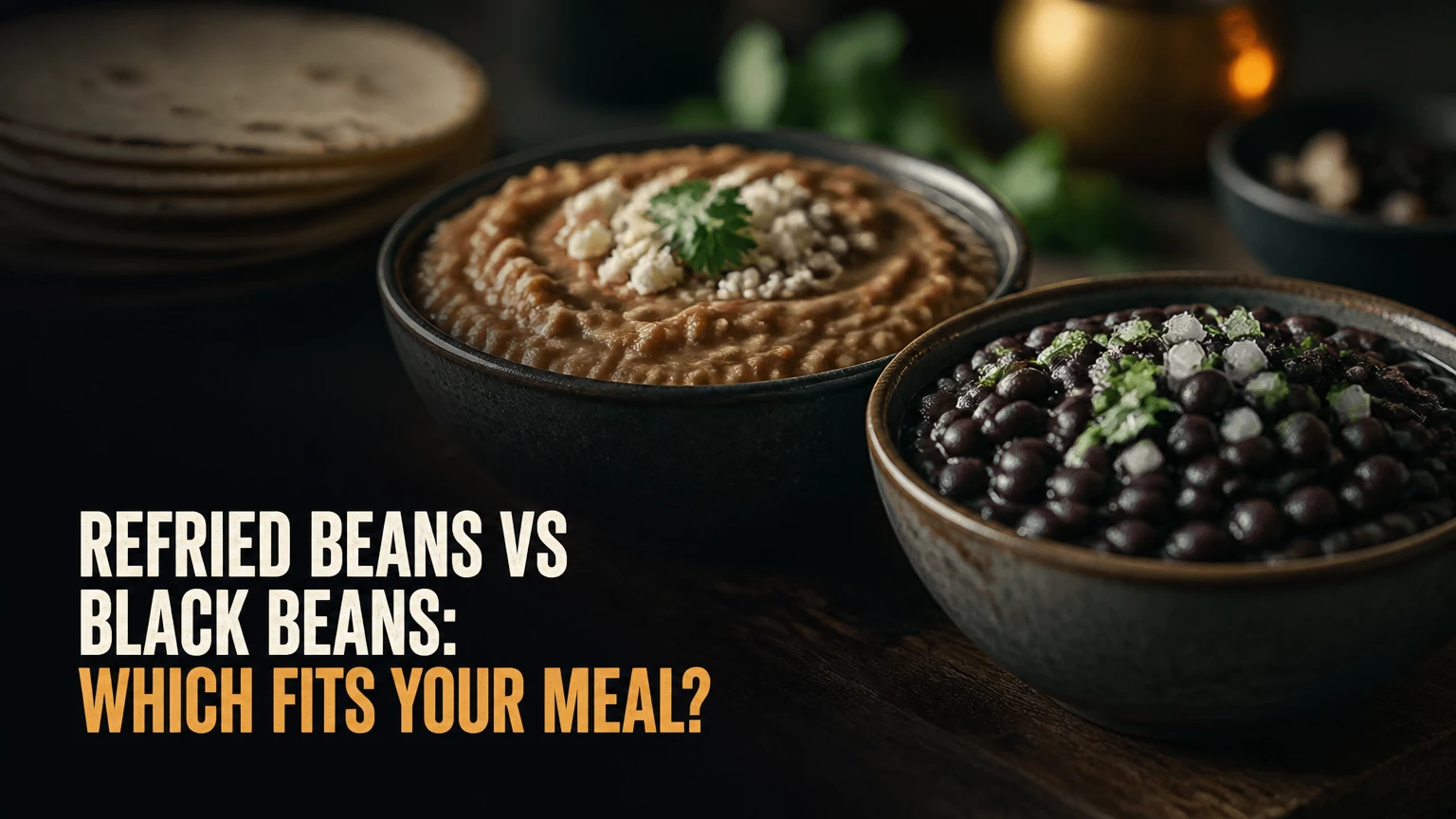 refried beans vs black beans