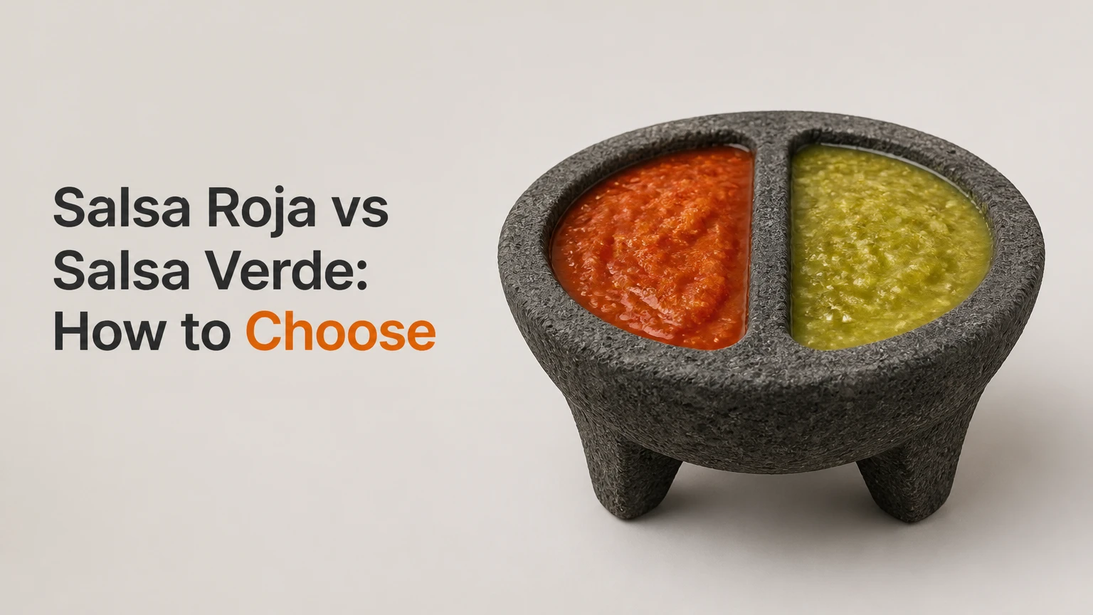 salsa roja vs salsa verde