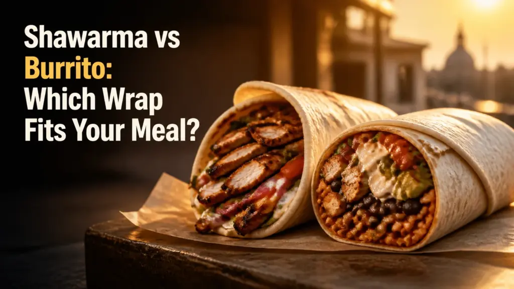 shawarma vs burrito