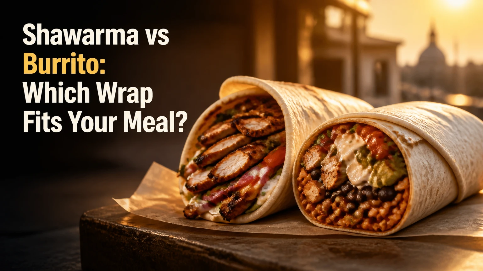 shawarma vs burrito