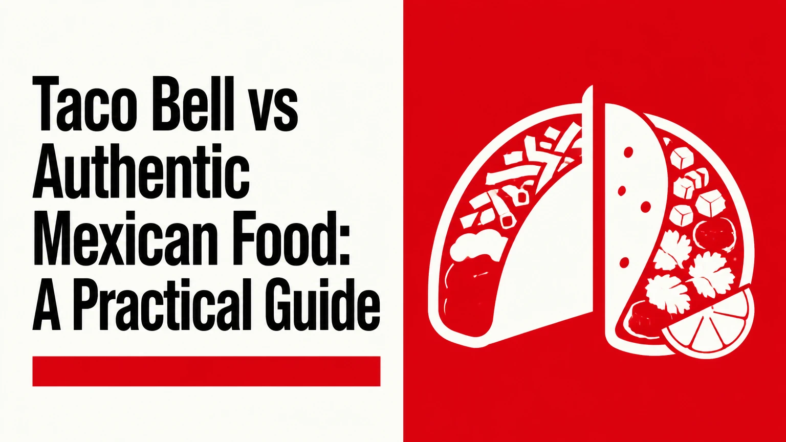 taco bell vs authentic mexican food