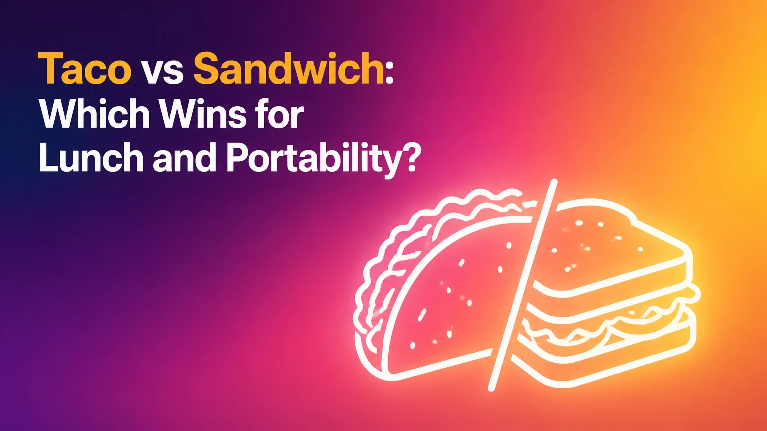taco vs sandwich