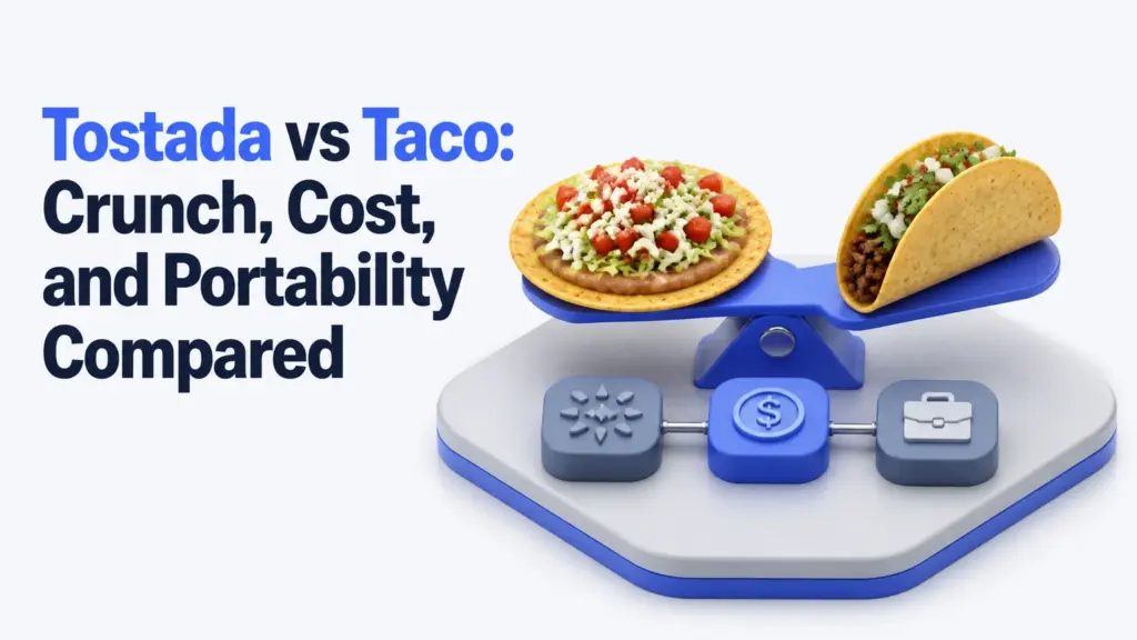 tostada vs taco